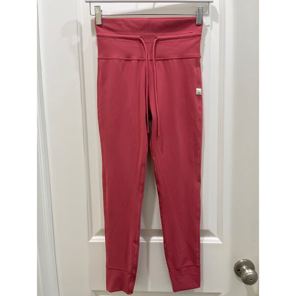 Vuori Dusty Pink Drawstring Jogger Leggings Sz S - Picture 1 of 9